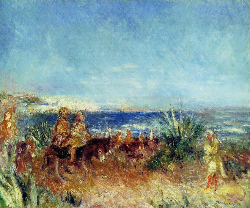 WikiOO.org - Güzel Sanatlar Ansiklopedisi - Resim, Resimler Pierre-Auguste Renoir - Arabs by the Sea