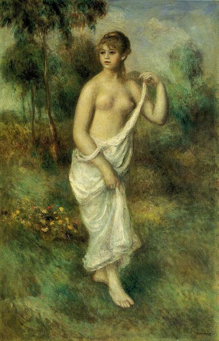 Wikioo.org – La Enciclopedia de las Bellas Artes - Pintura, Obras de arte de Pierre-Auguste Renoir - Bañista 5
