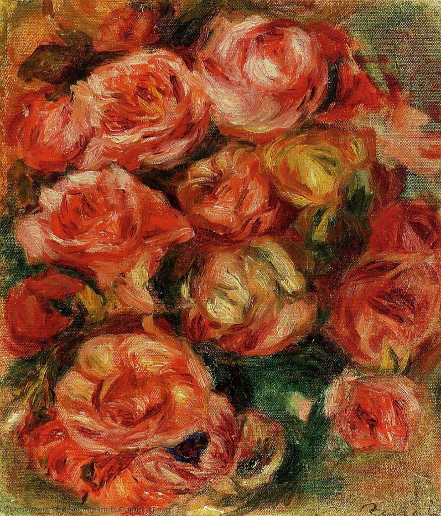 Wikioo.org - The Encyclopedia of Fine Arts - Painting, Artwork by Pierre-Auguste Renoir - Bouquet of Flowers 2