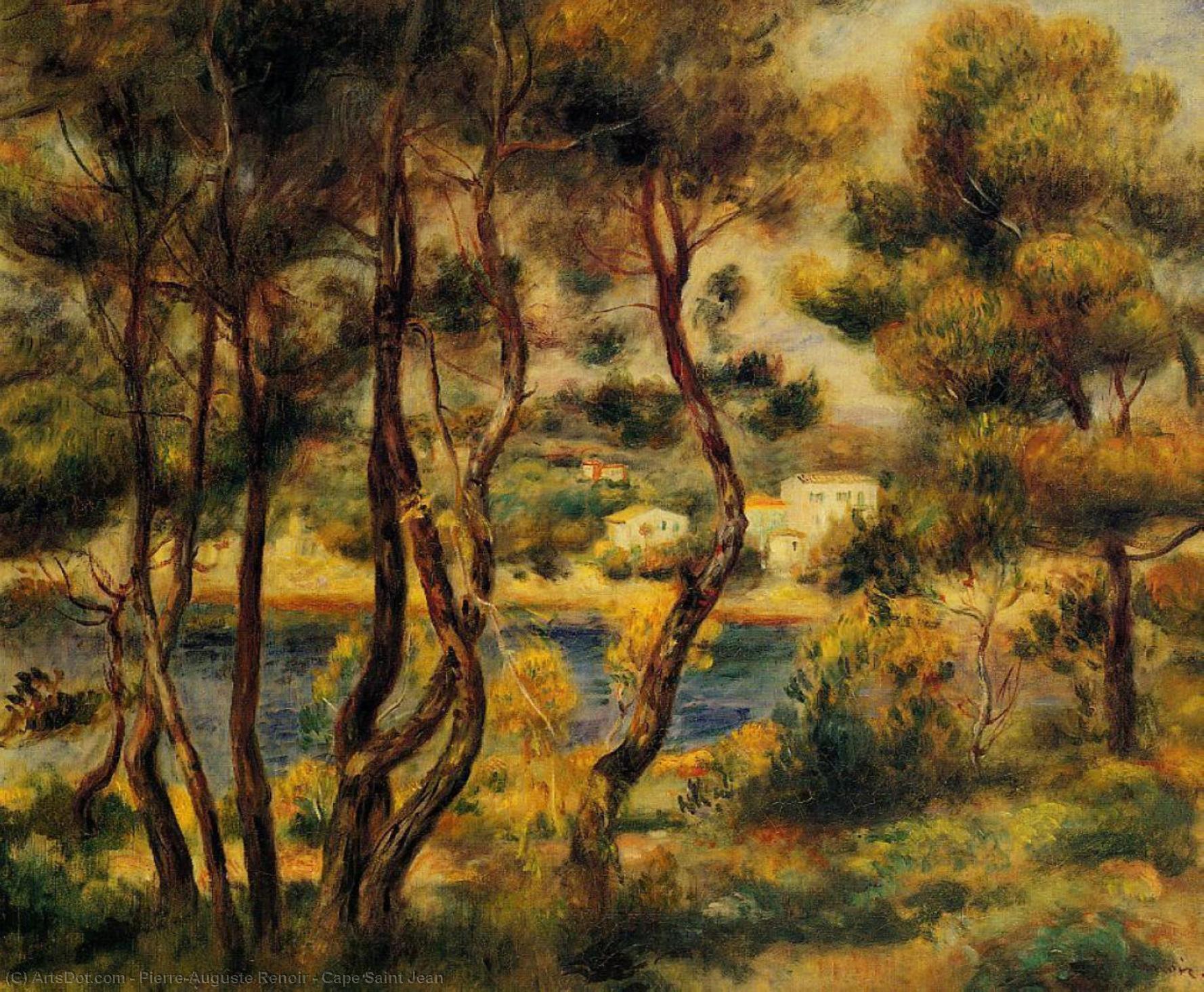 Wikioo.org - สารานุกรมวิจิตรศิลป์ - จิตรกรรม Pierre-Auguste Renoir - Cape Saint Jean