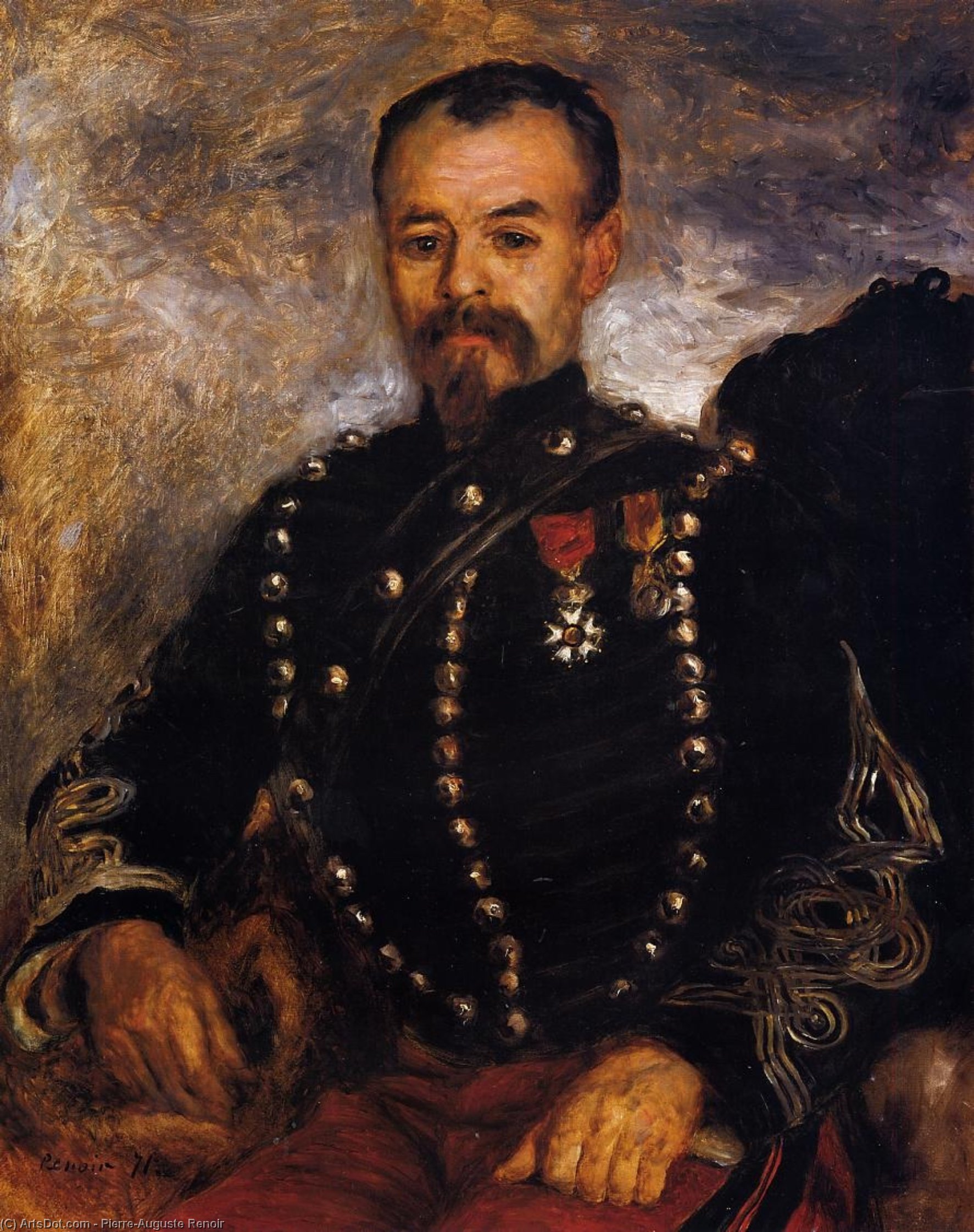 Wikioo.org - The Encyclopedia of Fine Arts - Painting, Artwork by Pierre-Auguste Renoir - Captain Edouard Bernier