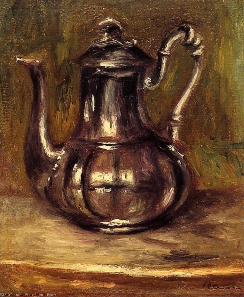 Wikioo.org - The Encyclopedia of Fine Arts - Painting, Artwork by Pierre-Auguste Renoir - Coffee Pot