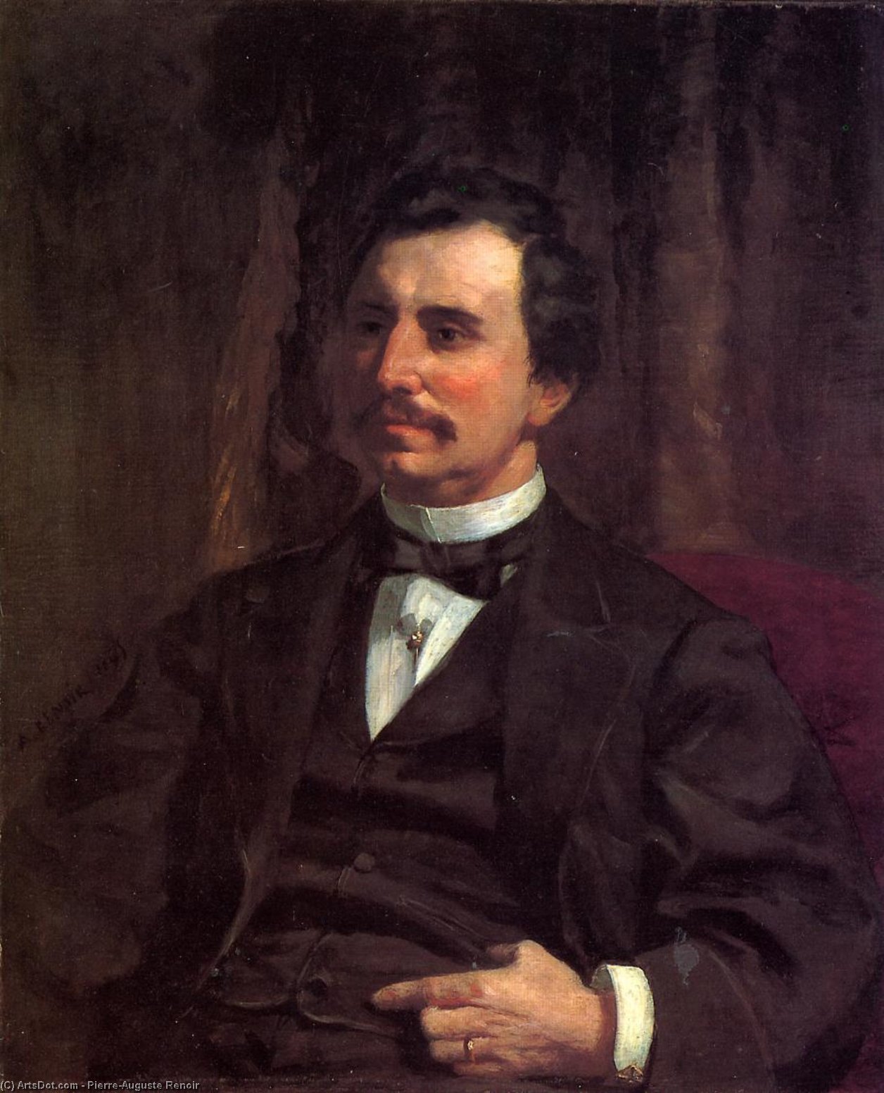Wikioo.org – L'Enciclopedia delle Belle Arti - Pittura, Opere di Pierre-Auguste Renoir - Il colonnello Howard Barton Jenks