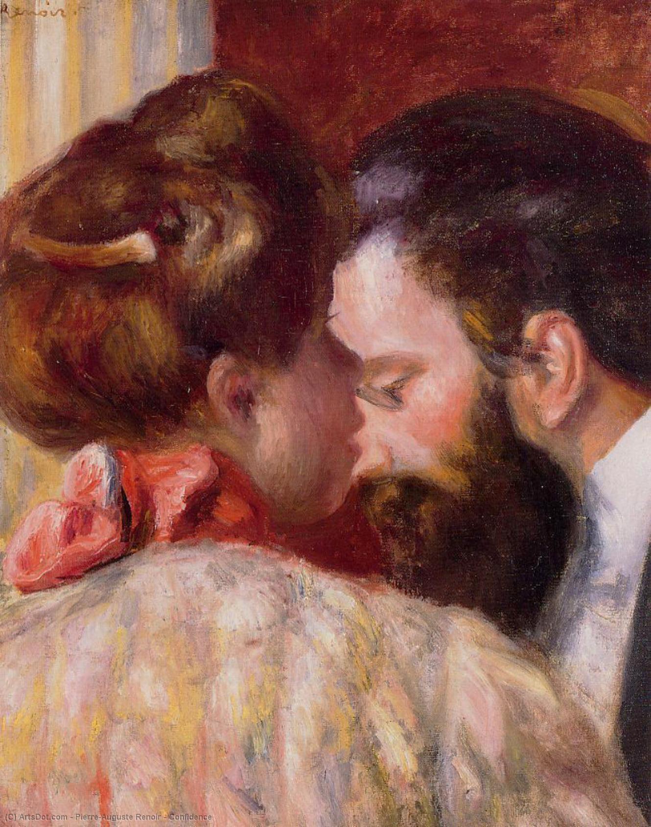 WikiOO.org - Εγκυκλοπαίδεια Καλών Τεχνών - Ζωγραφική, έργα τέχνης Pierre-Auguste Renoir - Confidence