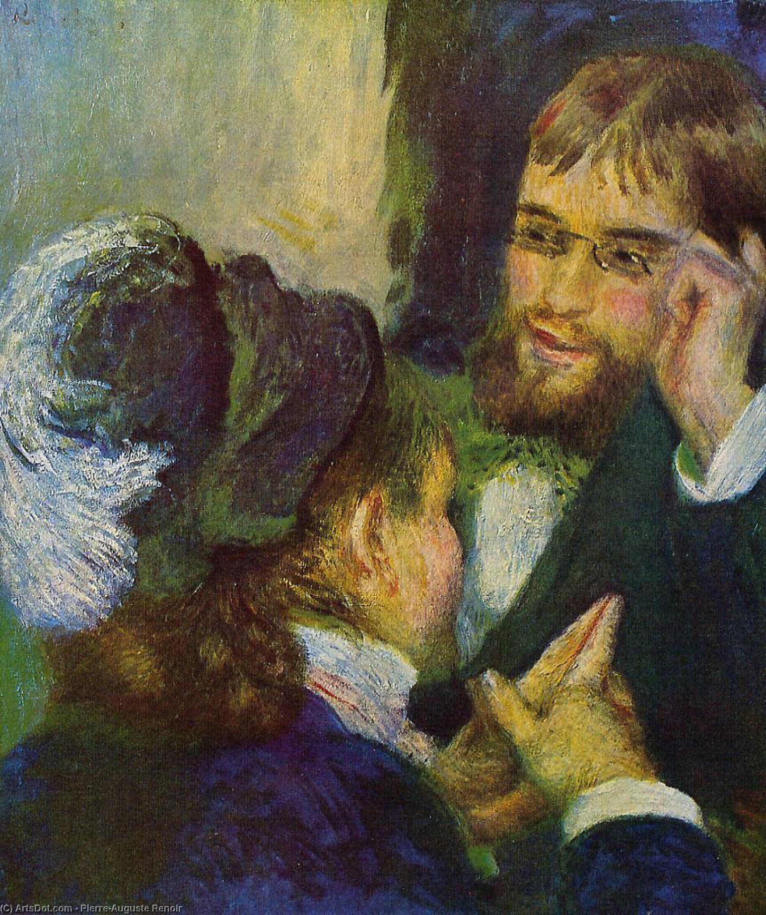 Wikioo.org - The Encyclopedia of Fine Arts - Painting, Artwork by Pierre-Auguste Renoir - Conversation
