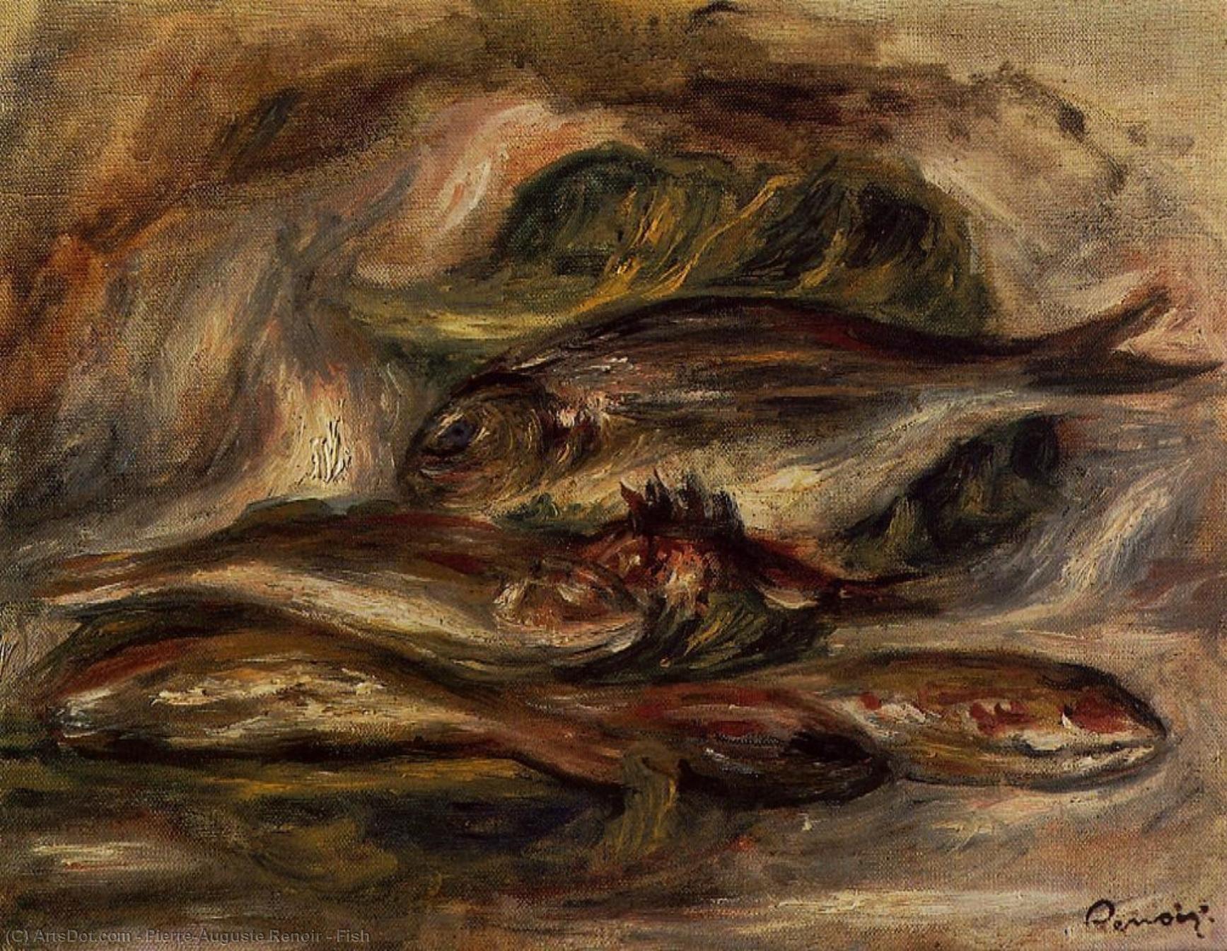 WikiOO.org - Güzel Sanatlar Ansiklopedisi - Resim, Resimler Pierre-Auguste Renoir - Fish