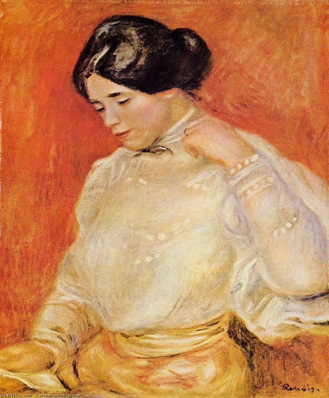 Wikioo.org - สารานุกรมวิจิตรศิลป์ - จิตรกรรม Pierre-Auguste Renoir - Graziella