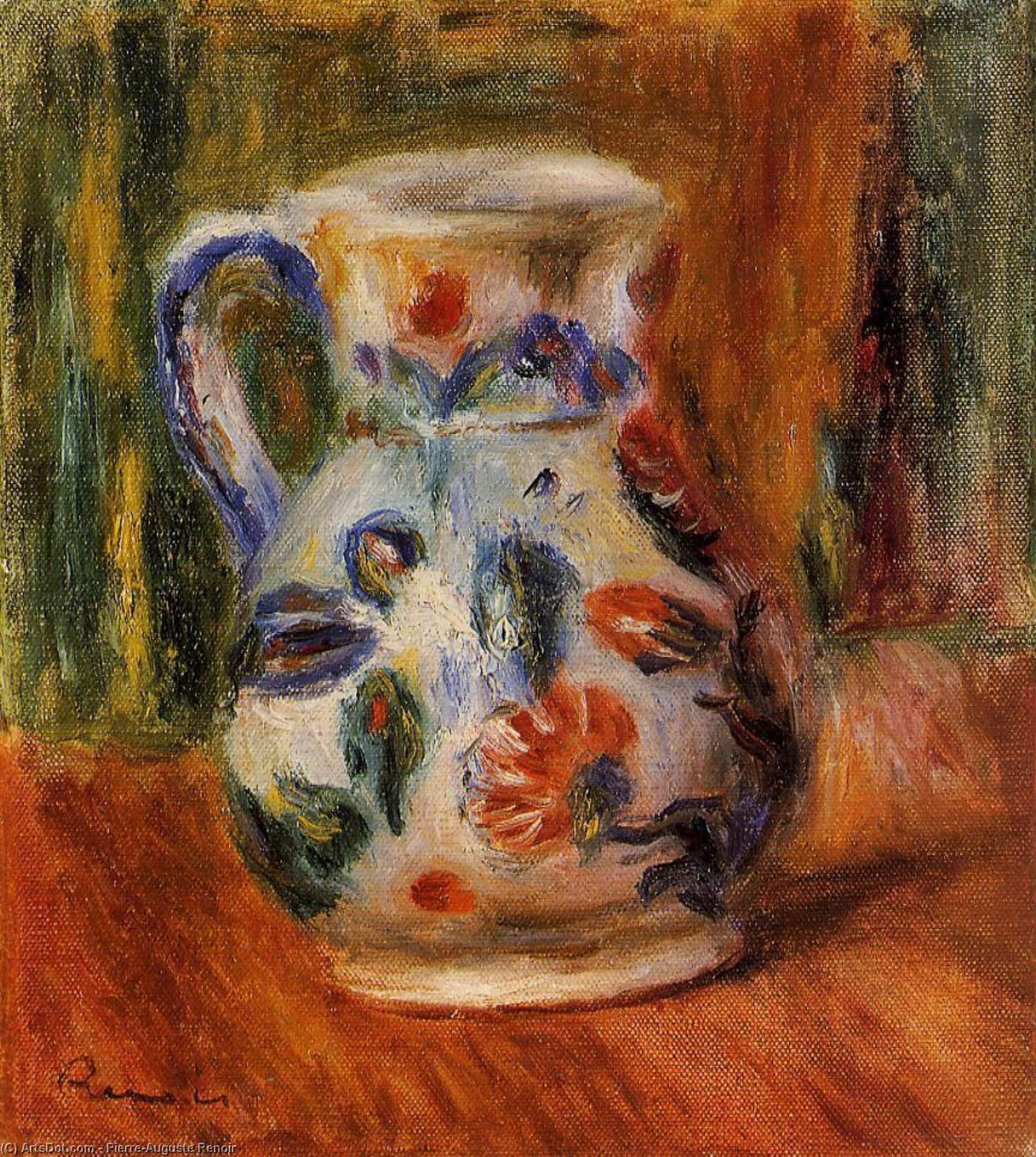 WikiOO.org – 美術百科全書 - 繪畫，作品 Pierre-Auguste Renoir - 瓶