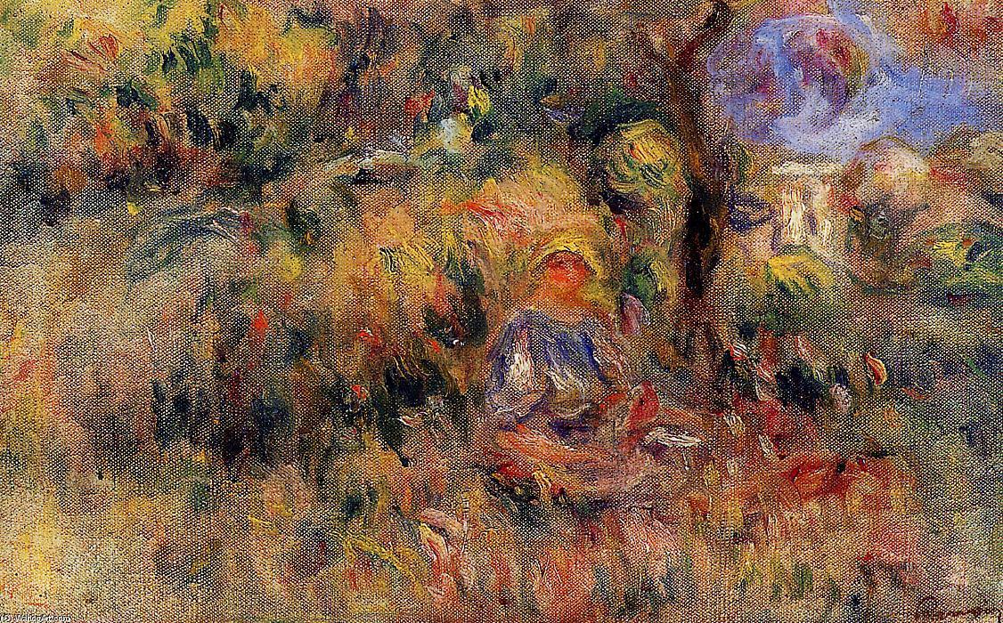 Wikioo.org - Die Enzyklopädie bildender Kunst - Malerei, Kunstwerk von Pierre-Auguste Renoir - Landschaft ein skizze