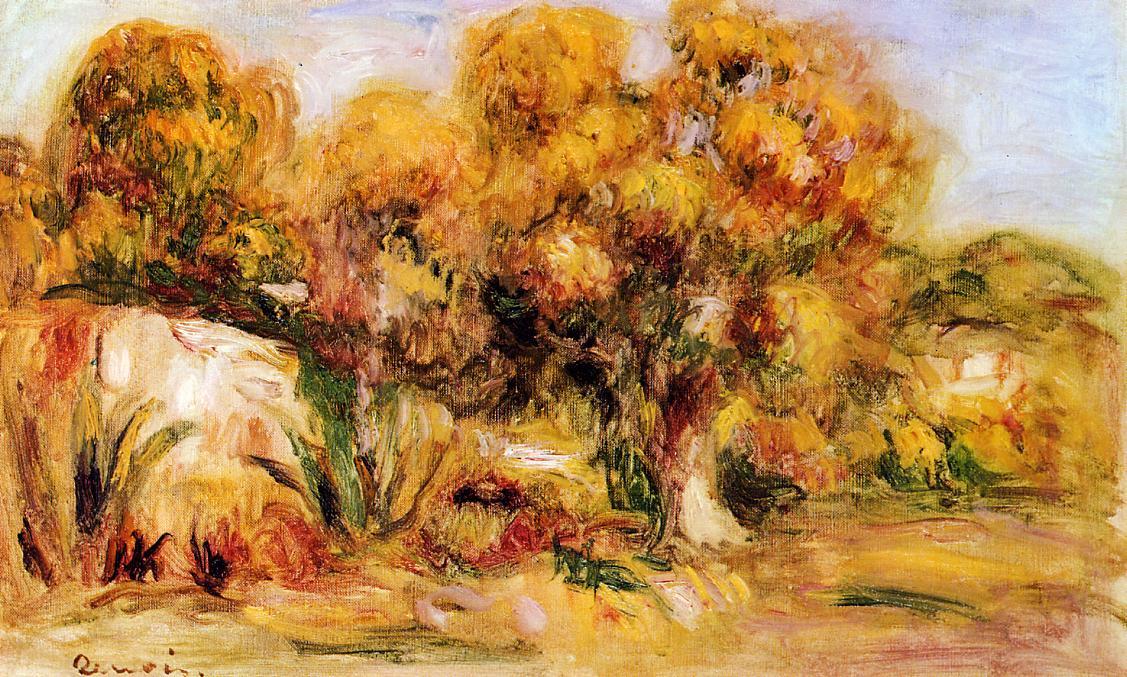 WikiOO.org - Енциклопедия за изящни изкуства - Живопис, Произведения на изкуството Pierre-Auguste Renoir - Landscape 11