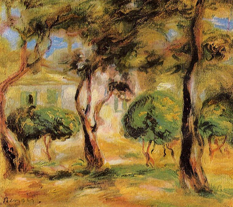 Wikioo.org - The Encyclopedia of Fine Arts - Painting, Artwork by Pierre-Auguste Renoir - Le Jardin des Collettes