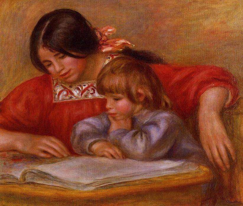 Wikioo.org - The Encyclopedia of Fine Arts - Painting, Artwork by Pierre-Auguste Renoir - Leontine and Coco
