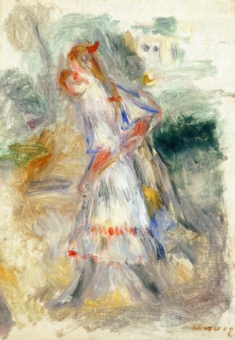 Wikioo.org - The Encyclopedia of Fine Arts - Painting, Artwork by Pierre-Auguste Renoir - Little Girls
