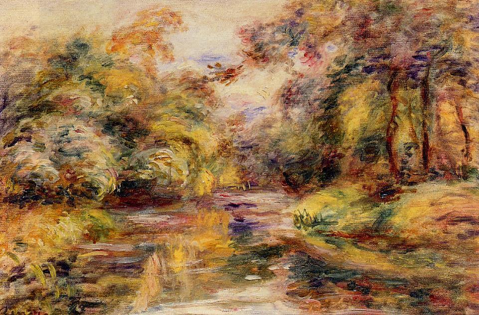 Wikioo.org - Die Enzyklopädie bildender Kunst - Malerei, Kunstwerk von Pierre-Auguste Renoir - wenig fluss