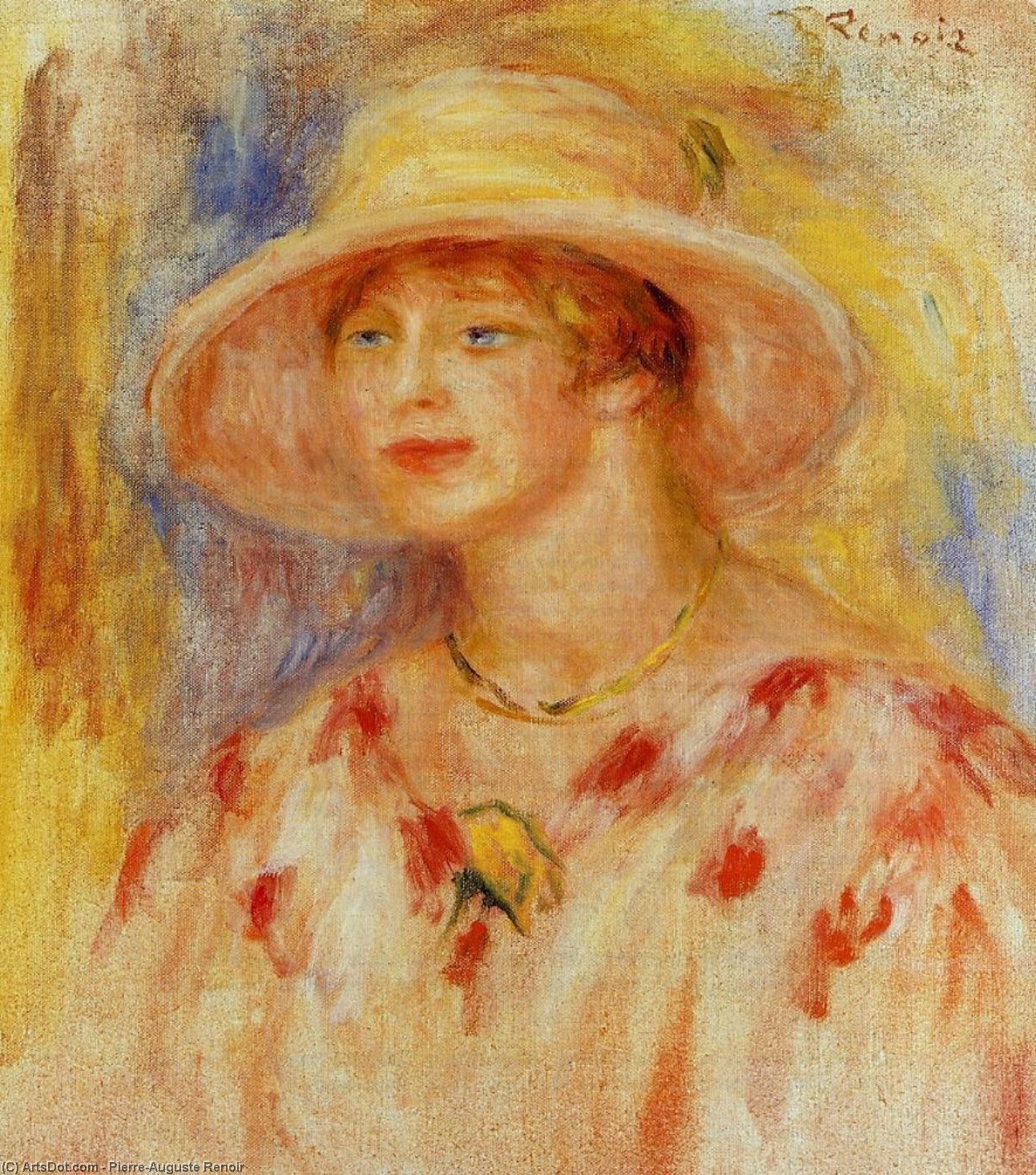 Wikioo.org - Bách khoa toàn thư về mỹ thuật - Vẽ tranh, Tác phẩm nghệ thuật Pierre-Auguste Renoir - Lydia Sieligmann