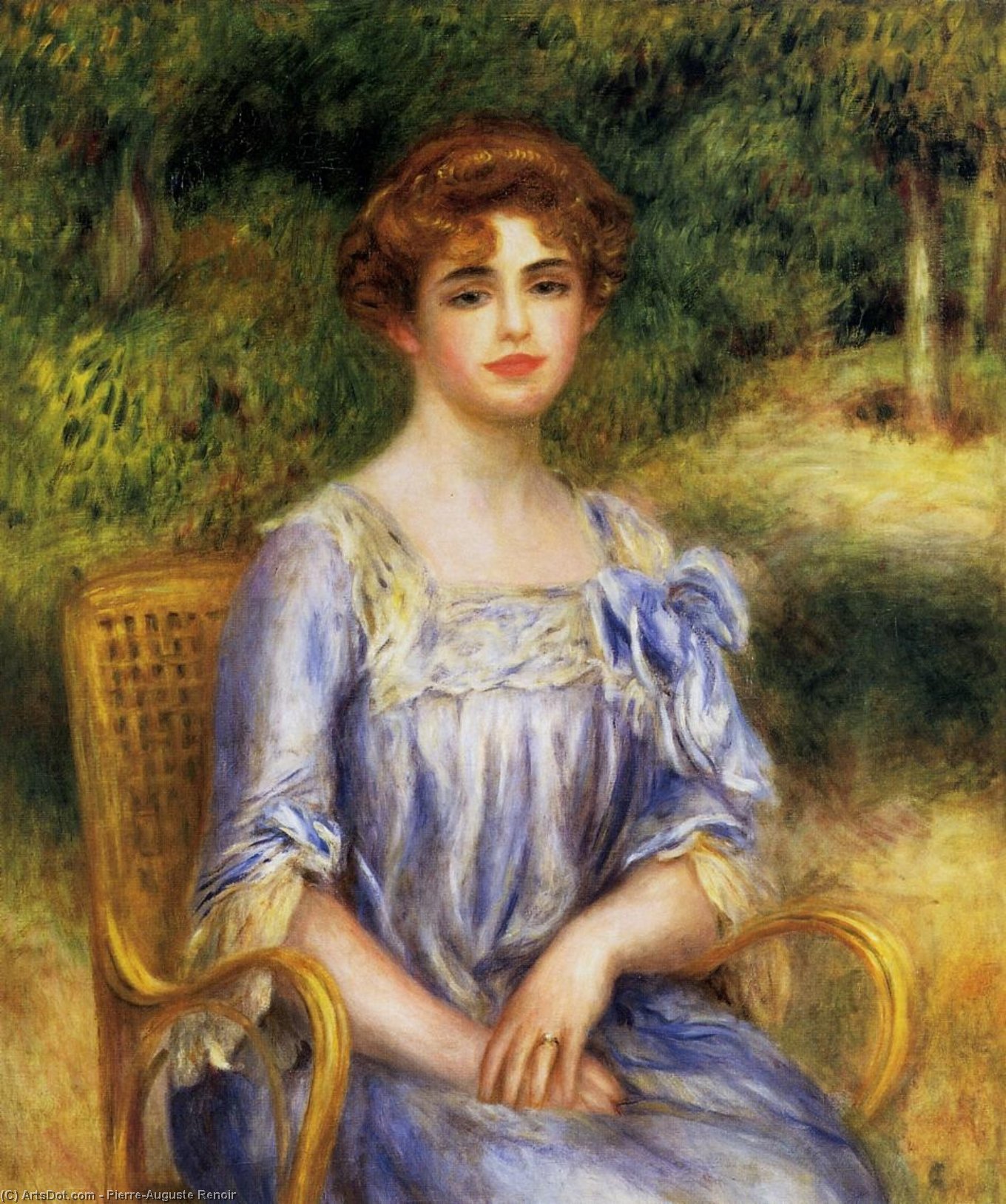 Wikioo.org - The Encyclopedia of Fine Arts - Painting, Artwork by Pierre-Auguste Renoir - Madame Gaston Bernheim de Villers nee Suzanne Adler