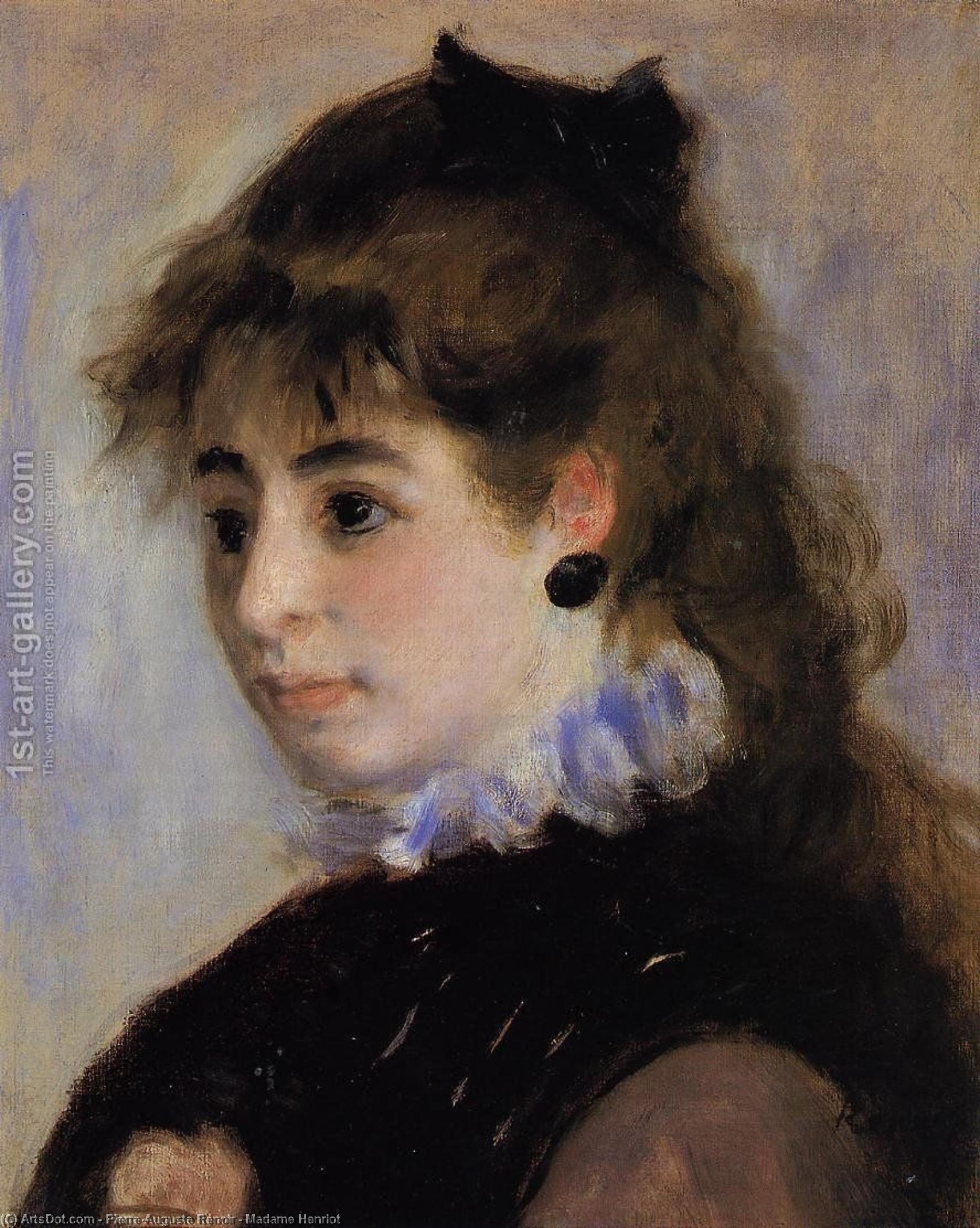 WikiOO.org - Encyclopedia of Fine Arts - Maleri, Artwork Pierre-Auguste Renoir - Madame Henriot