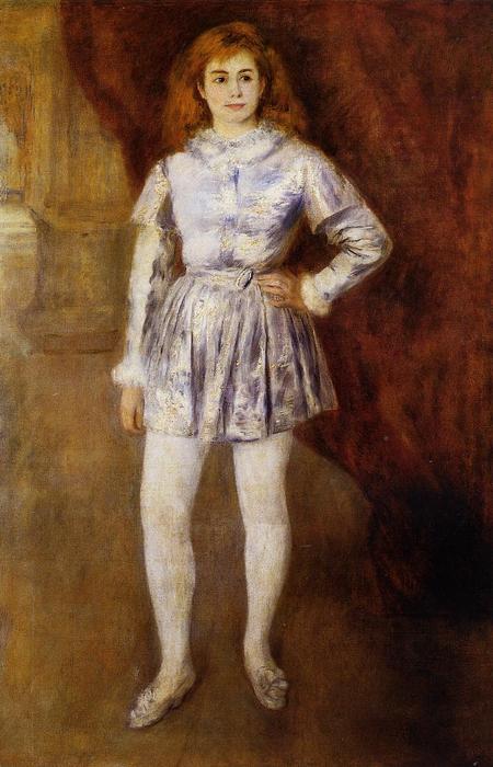 WikiOO.org - Enciklopedija likovnih umjetnosti - Slikarstvo, umjetnička djela Pierre-Auguste Renoir - Madame Heriot en travesti