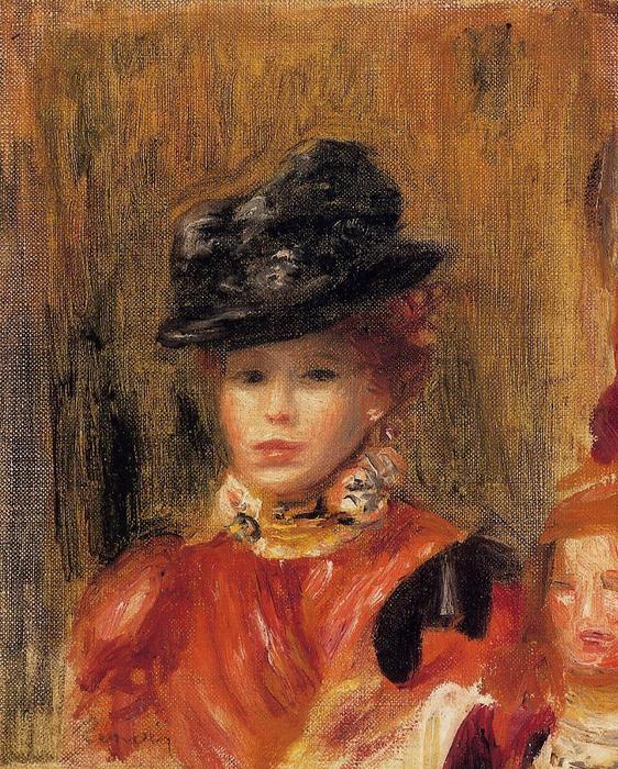 WikiOO.org - Encyclopedia of Fine Arts - Malba, Artwork Pierre-Auguste Renoir - Madame Le Brun and Her Daughter