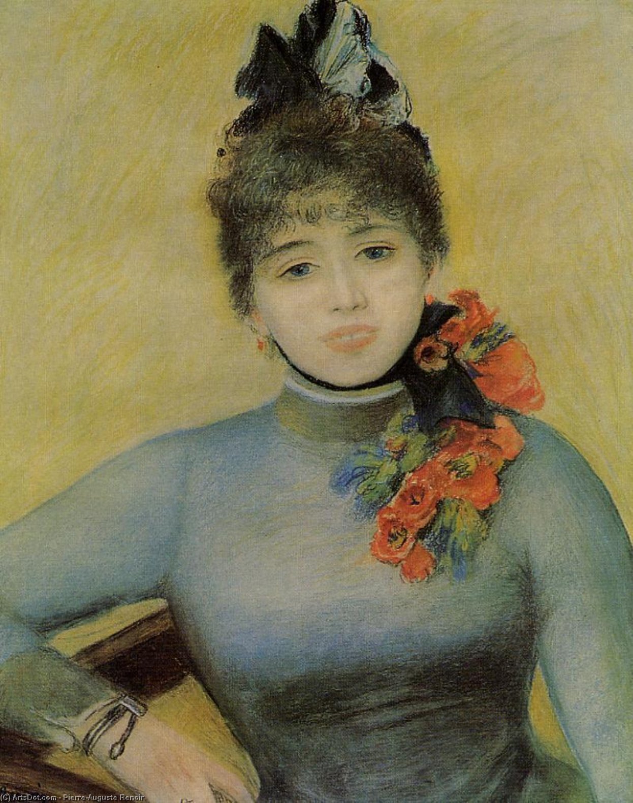 Wikoo.org - موسوعة الفنون الجميلة - اللوحة، العمل الفني Pierre-Auguste Renoir - Madame Severine