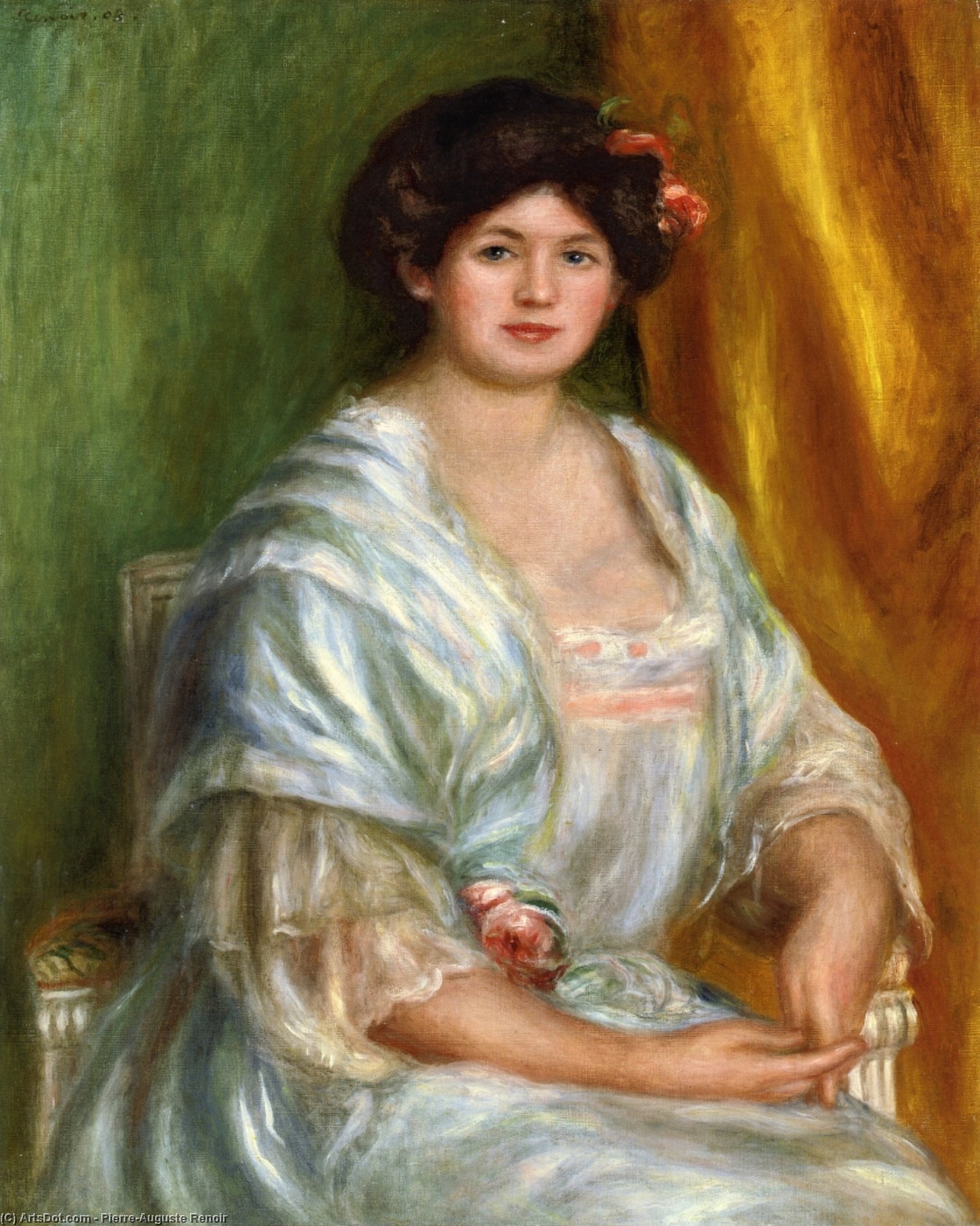 Wikioo.org - The Encyclopedia of Fine Arts - Painting, Artwork by Pierre-Auguste Renoir - Madame Thurneyssen
