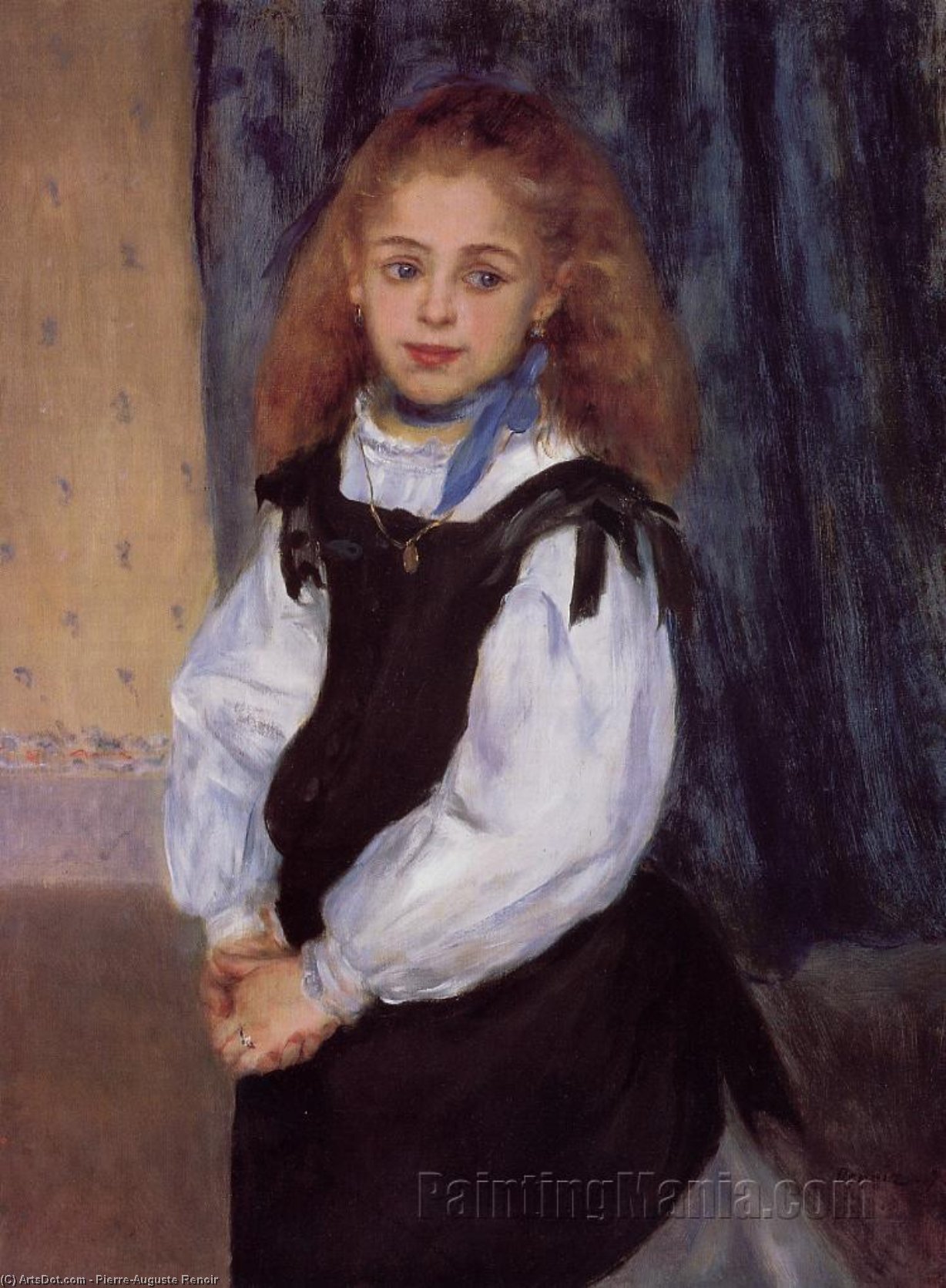 Wikioo.org - The Encyclopedia of Fine Arts - Painting, Artwork by Pierre-Auguste Renoir - Mademoiselle Legrand
