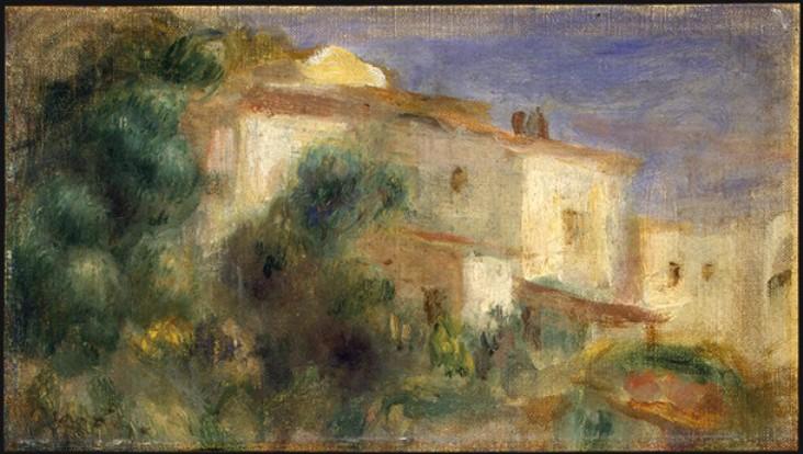 Wikioo.org - The Encyclopedia of Fine Arts - Painting, Artwork by Pierre-Auguste Renoir - Maison de la Poste, Cagnes