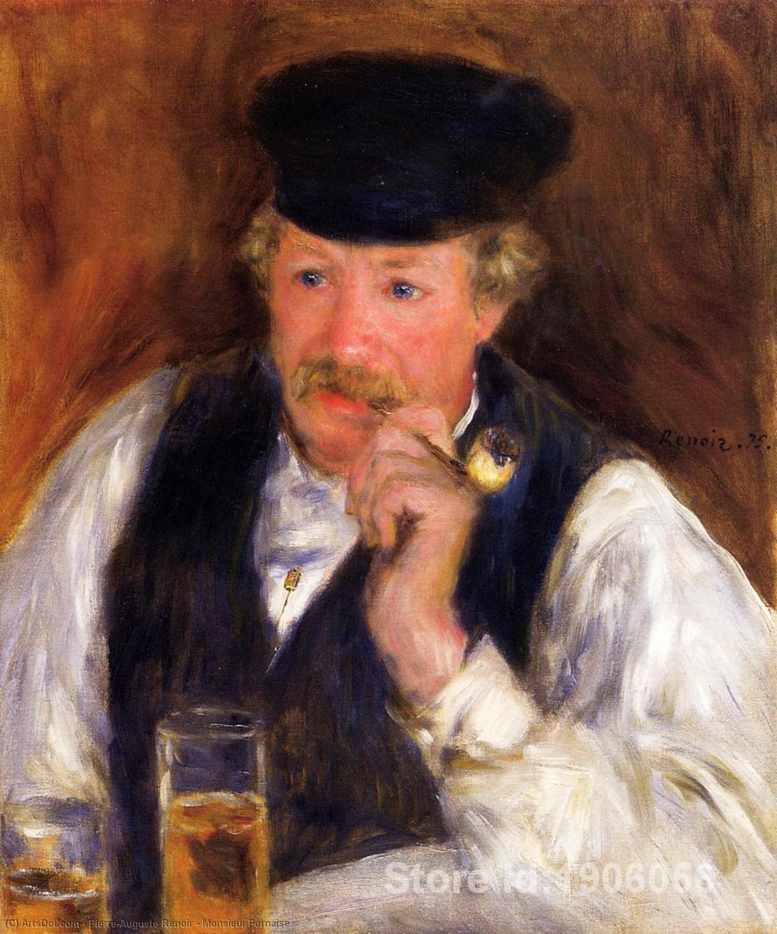 Wikioo.org - The Encyclopedia of Fine Arts - Painting, Artwork by Pierre-Auguste Renoir - Monsieur Fornaise