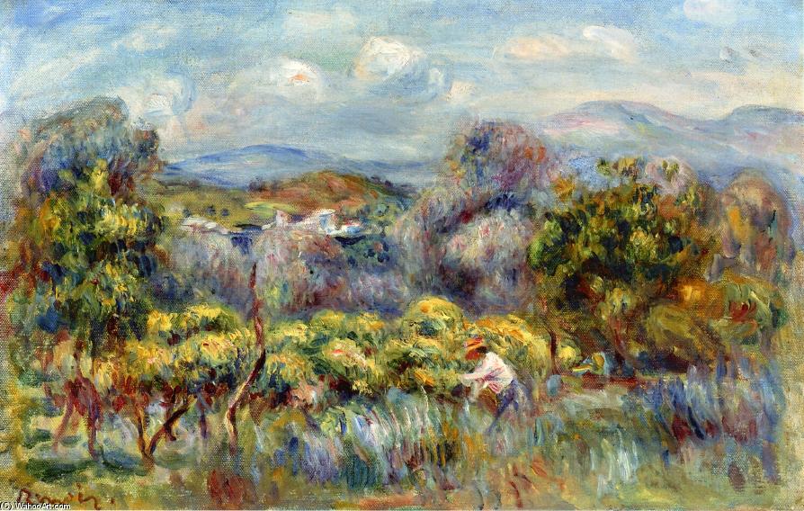 WikiOO.org - 百科事典 - 絵画、アートワーク Pierre-Auguste Renoir - オレンジ 木