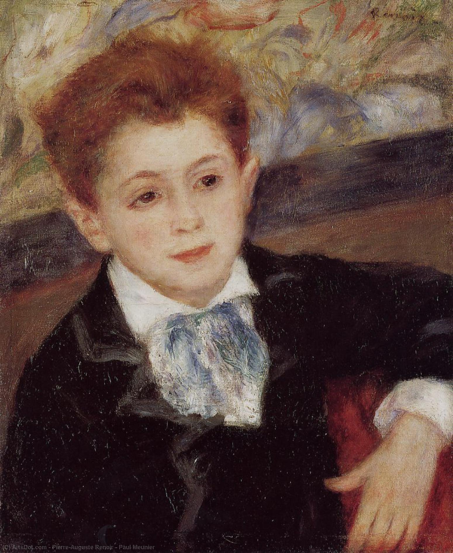Wikioo.org - The Encyclopedia of Fine Arts - Painting, Artwork by Pierre-Auguste Renoir - Paul Meunier