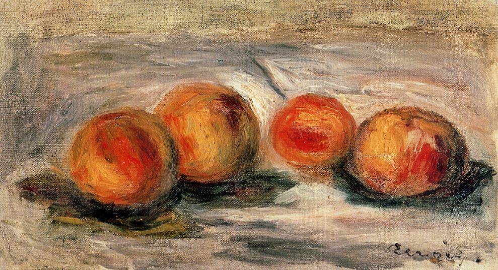 Wikioo.org - The Encyclopedia of Fine Arts - Painting, Artwork by Pierre-Auguste Renoir - Peaches