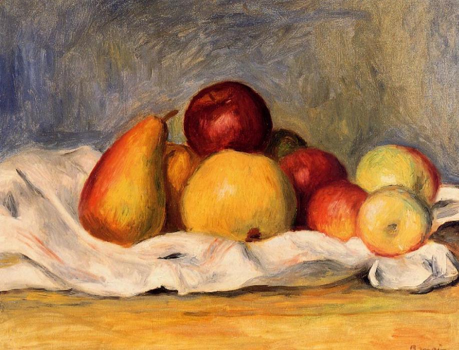 Wikioo.org - The Encyclopedia of Fine Arts - Painting, Artwork by Pierre-Auguste Renoir - Pears and Apples 1