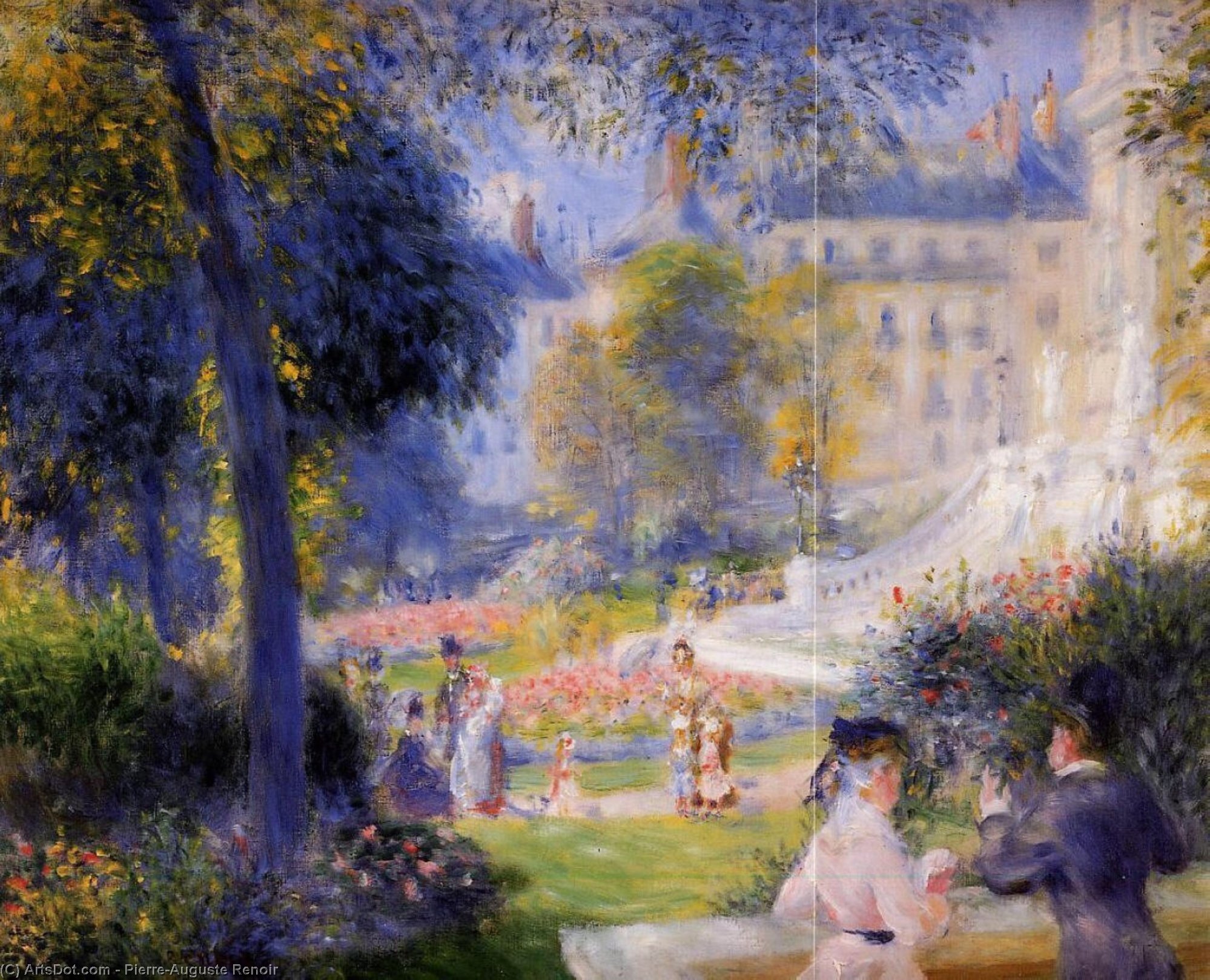 Wikioo.org – L'Enciclopedia delle Belle Arti - Pittura, Opere di Pierre-Auguste Renoir - Place de la Trinite