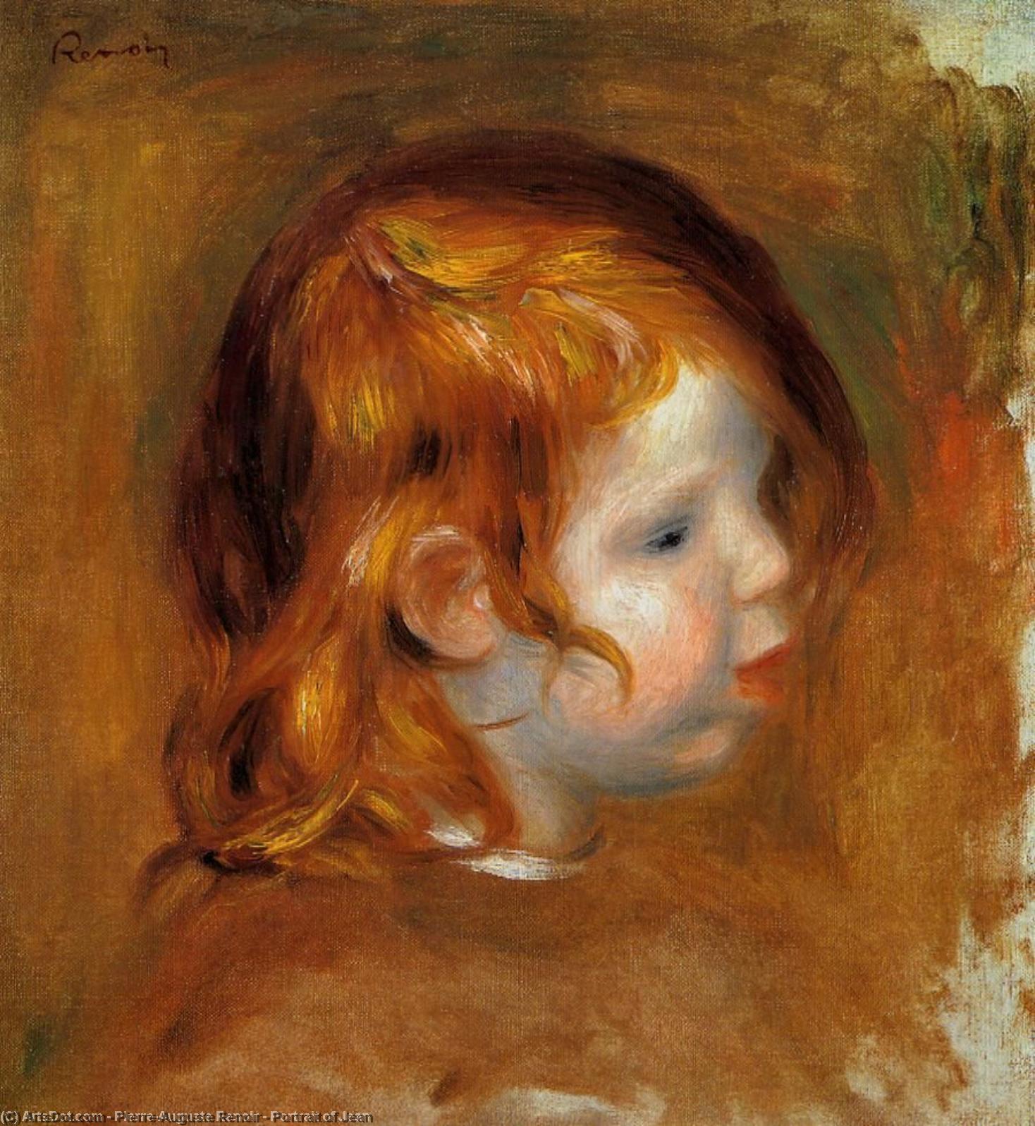Wikioo.org - The Encyclopedia of Fine Arts - Painting, Artwork by Pierre-Auguste Renoir - Portrait of Jean