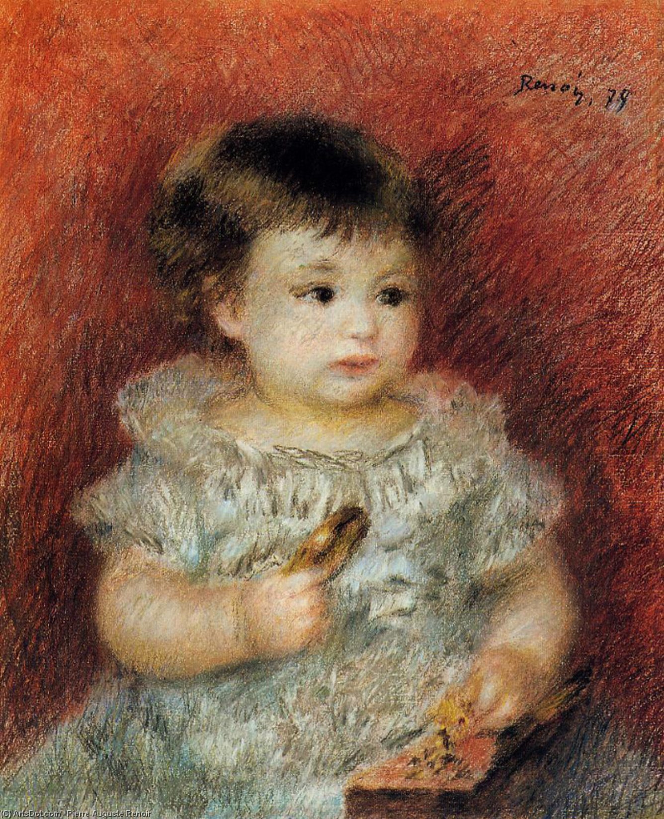 Wikioo.org - The Encyclopedia of Fine Arts - Painting, Artwork by Pierre-Auguste Renoir - Portrait of Lucien Daudet