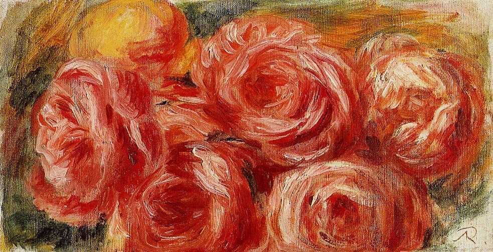 Wikioo.org - The Encyclopedia of Fine Arts - Painting, Artwork by Pierre-Auguste Renoir - Red Roses