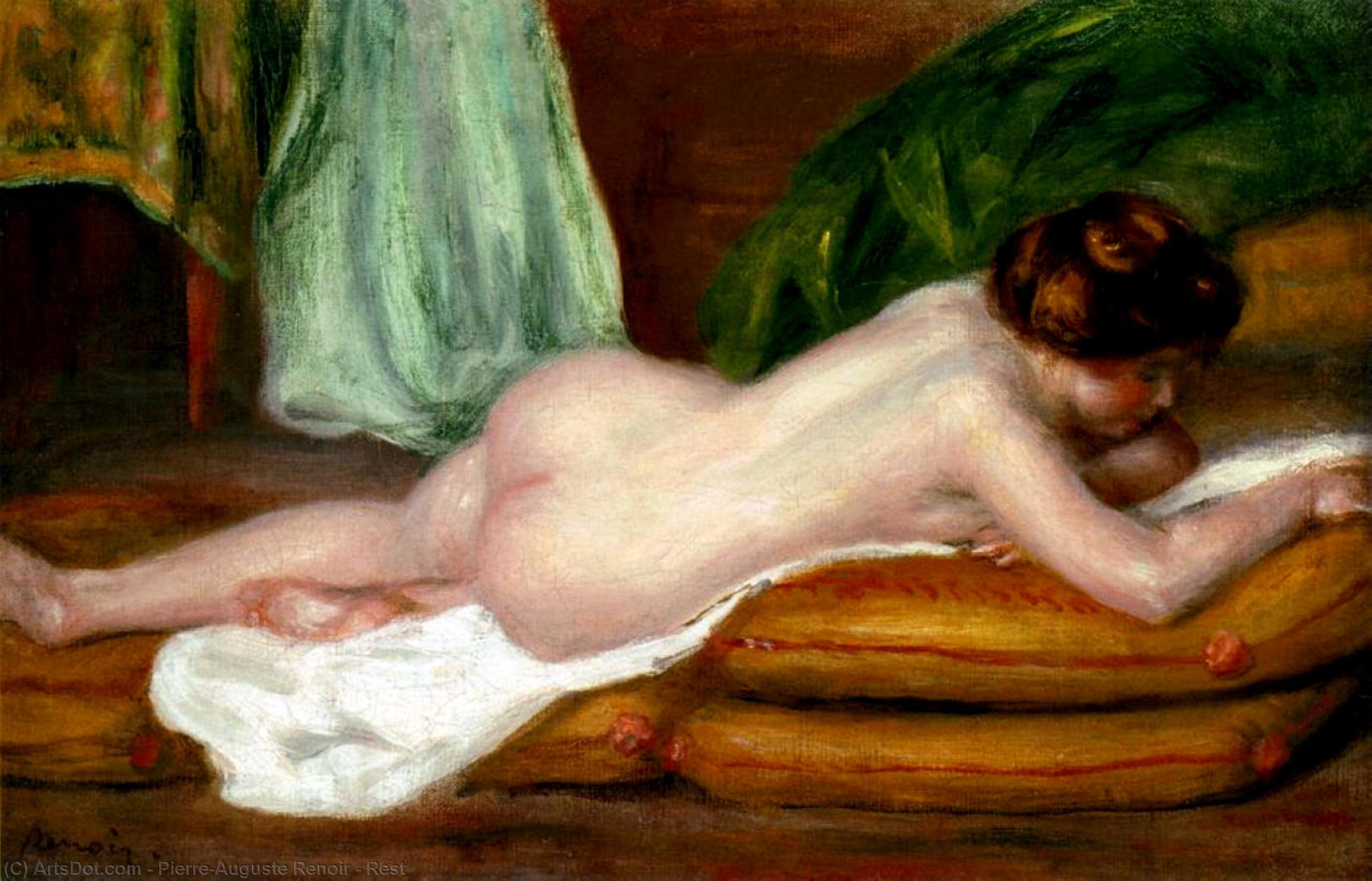 Wikioo.org – L'Encyclopédie des Beaux Arts - Peinture, Oeuvre de Pierre-Auguste Renoir - repos