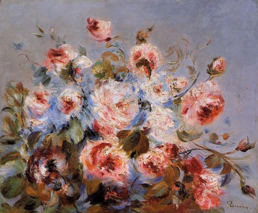 WikiOO.org – 美術百科全書 - 繪畫，作品 Pierre-Auguste Renoir - 从Wargemont玫瑰