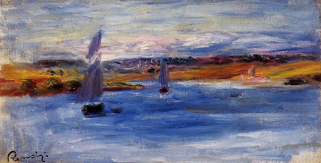 Wikioo.org - The Encyclopedia of Fine Arts - Painting, Artwork by Pierre-Auguste Renoir - Sailboats