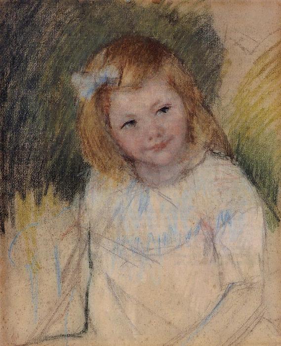 Wikioo.org - สารานุกรมวิจิตรศิลป์ - จิตรกรรม Pierre-Auguste Renoir - Sara Looking to the Right