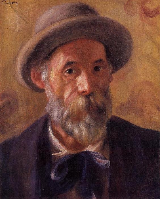 Wikoo.org - موسوعة الفنون الجميلة - اللوحة، العمل الفني Pierre-Auguste Renoir - Self Portrait
