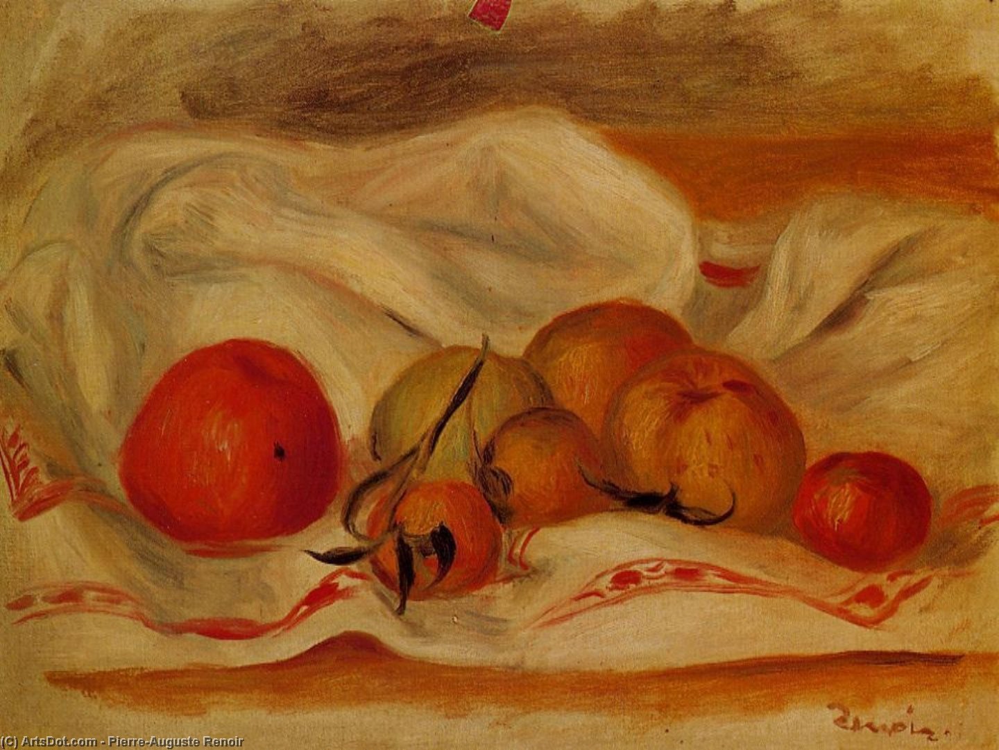WikiOO.org - Encyclopedia of Fine Arts - Maľba, Artwork Pierre-Auguste Renoir - Still Life