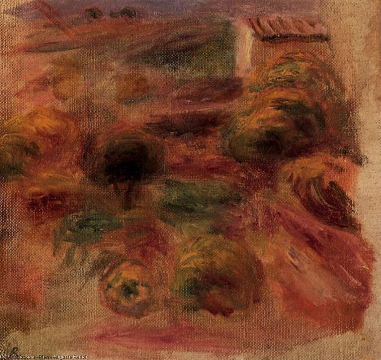 Wikioo.org - สารานุกรมวิจิตรศิลป์ - จิตรกรรม Pierre-Auguste Renoir - The Artist s Home