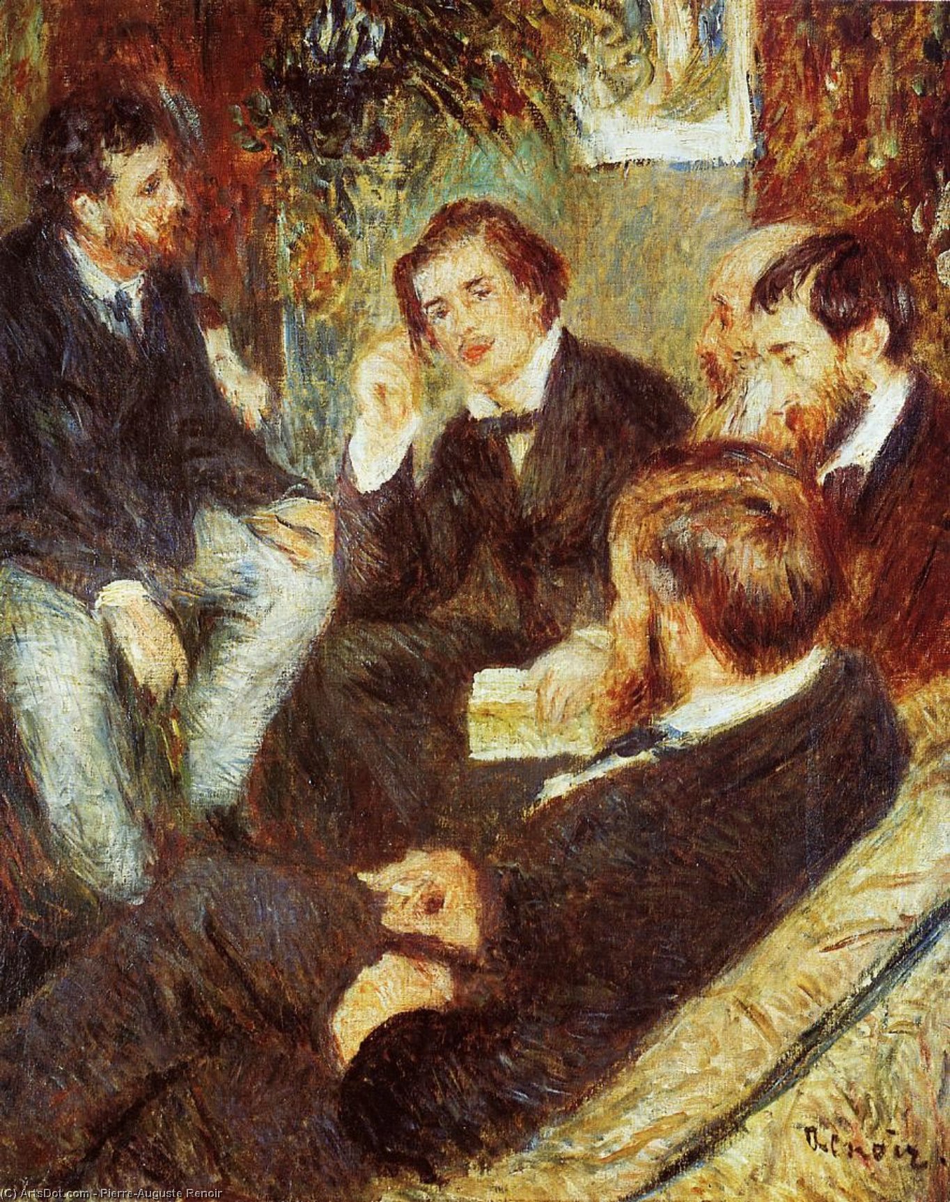 Wikioo.org – L'Enciclopedia delle Belle Arti - Pittura, Opere di Pierre-Auguste Renoir - il artista s studio , Ruta Santo Georges