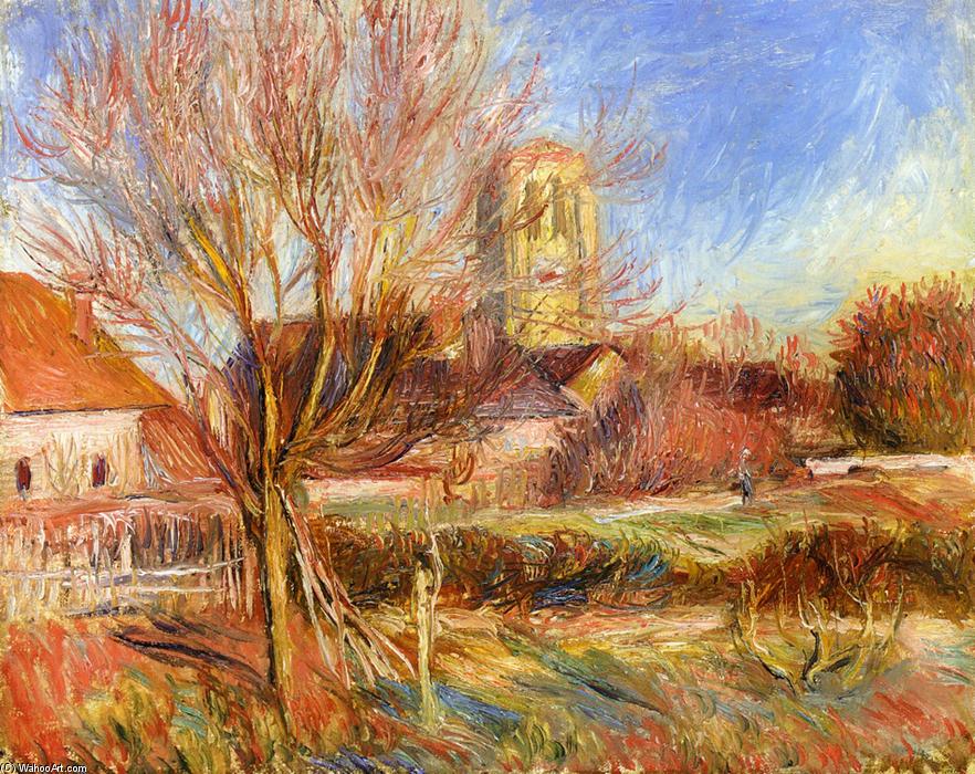Wikioo.org - The Encyclopedia of Fine Arts - Painting, Artwork by Pierre-Auguste Renoir - The Church at Essoyes