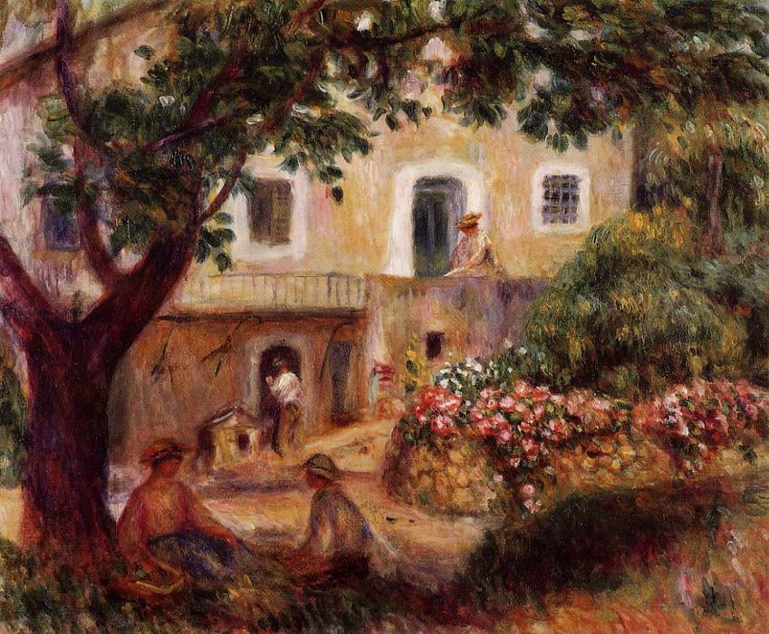 Wikioo.org - Encyklopedia Sztuk Pięknych - Malarstwo, Grafika Pierre-Auguste Renoir - The Farm 1