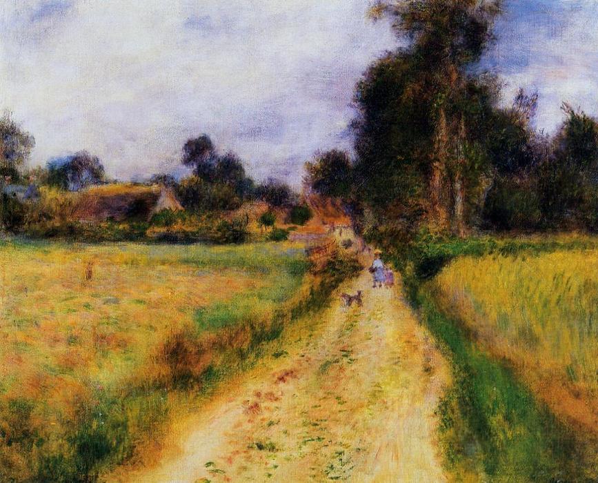 WikiOO.org - אנציקלופדיה לאמנויות יפות - ציור, יצירות אמנות Pierre-Auguste Renoir - The Farm