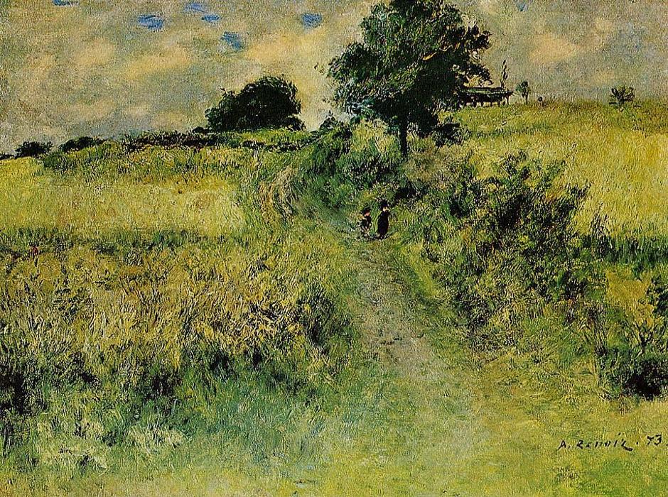 Wikioo.org – L'Enciclopedia delle Belle Arti - Pittura, Opere di Pierre-Auguste Renoir - il campo