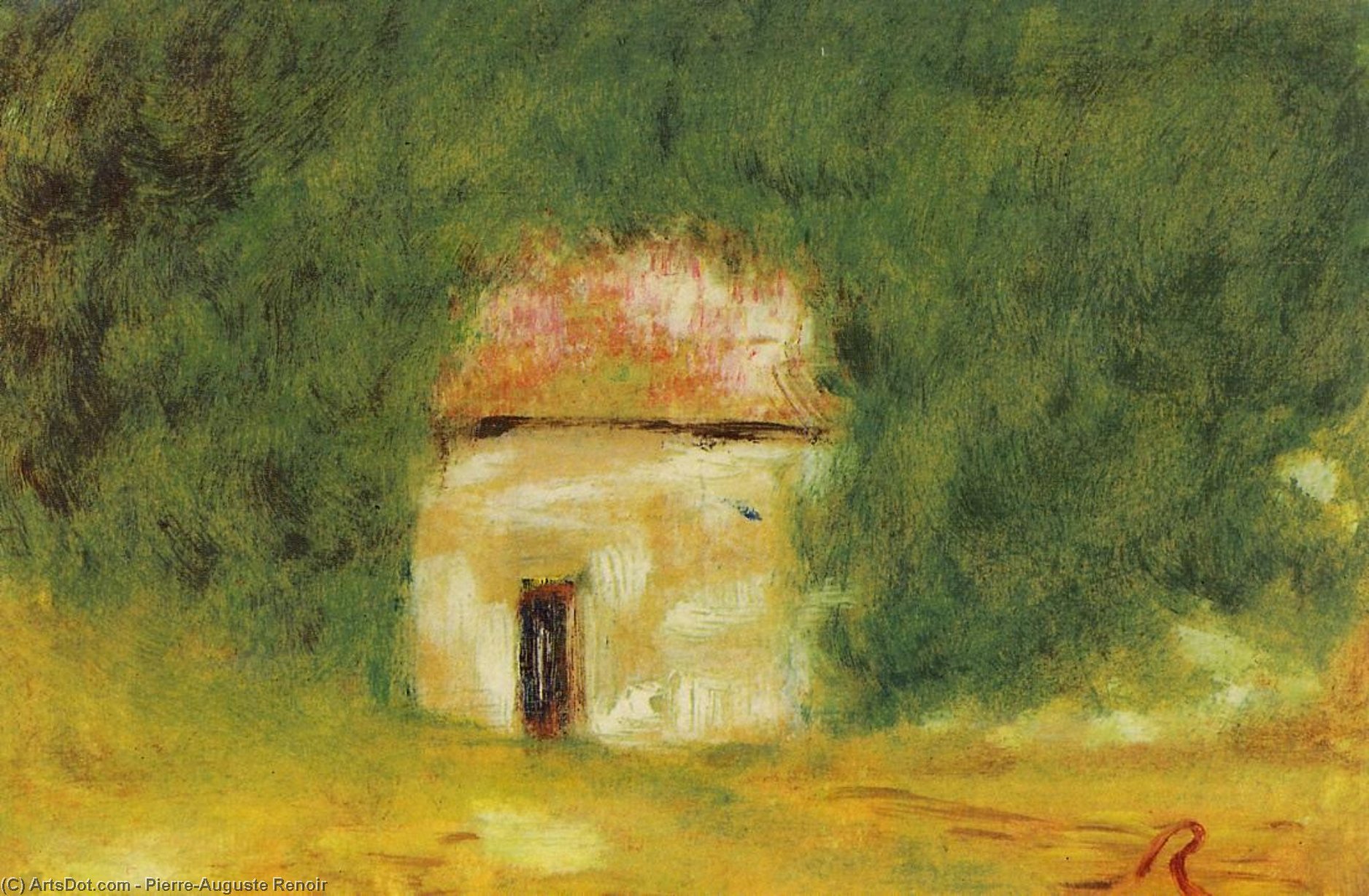 Wikioo.org – L'Enciclopedia delle Belle Arti - Pittura, Opere di Pierre-Auguste Renoir - il piccolo casa