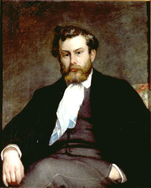 Wikioo.org - Bách khoa toàn thư về mỹ thuật - Vẽ tranh, Tác phẩm nghệ thuật Pierre-Auguste Renoir - The Painter Alfred Sisley